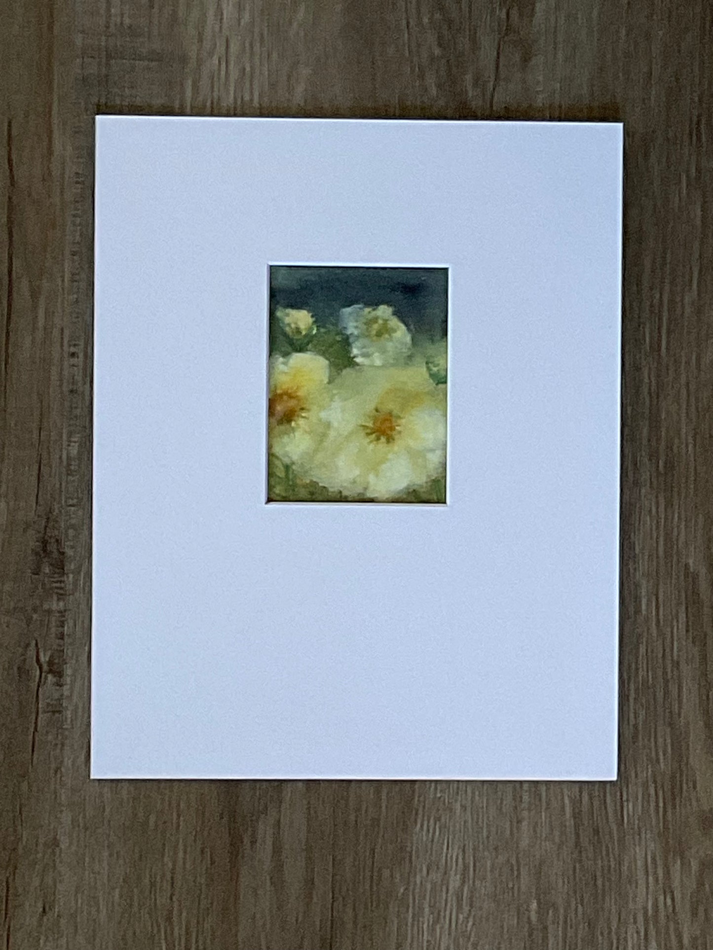 Anemones β Original 10x8β Watercolor by K.L. Rockwell (Matted & Ready to Frame)