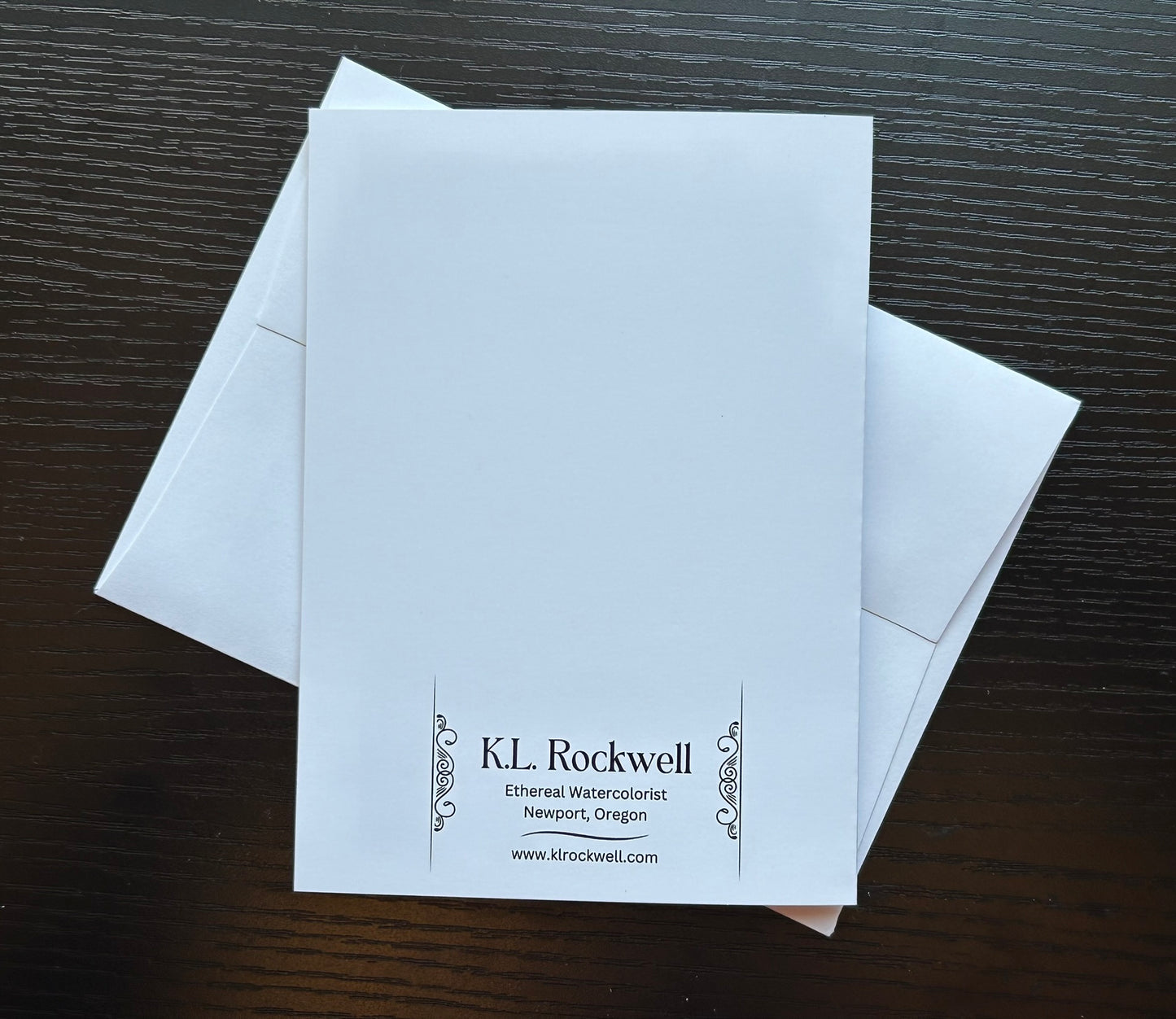 Tuxedo Cat Laying Under Blossoming Vines - Art Card