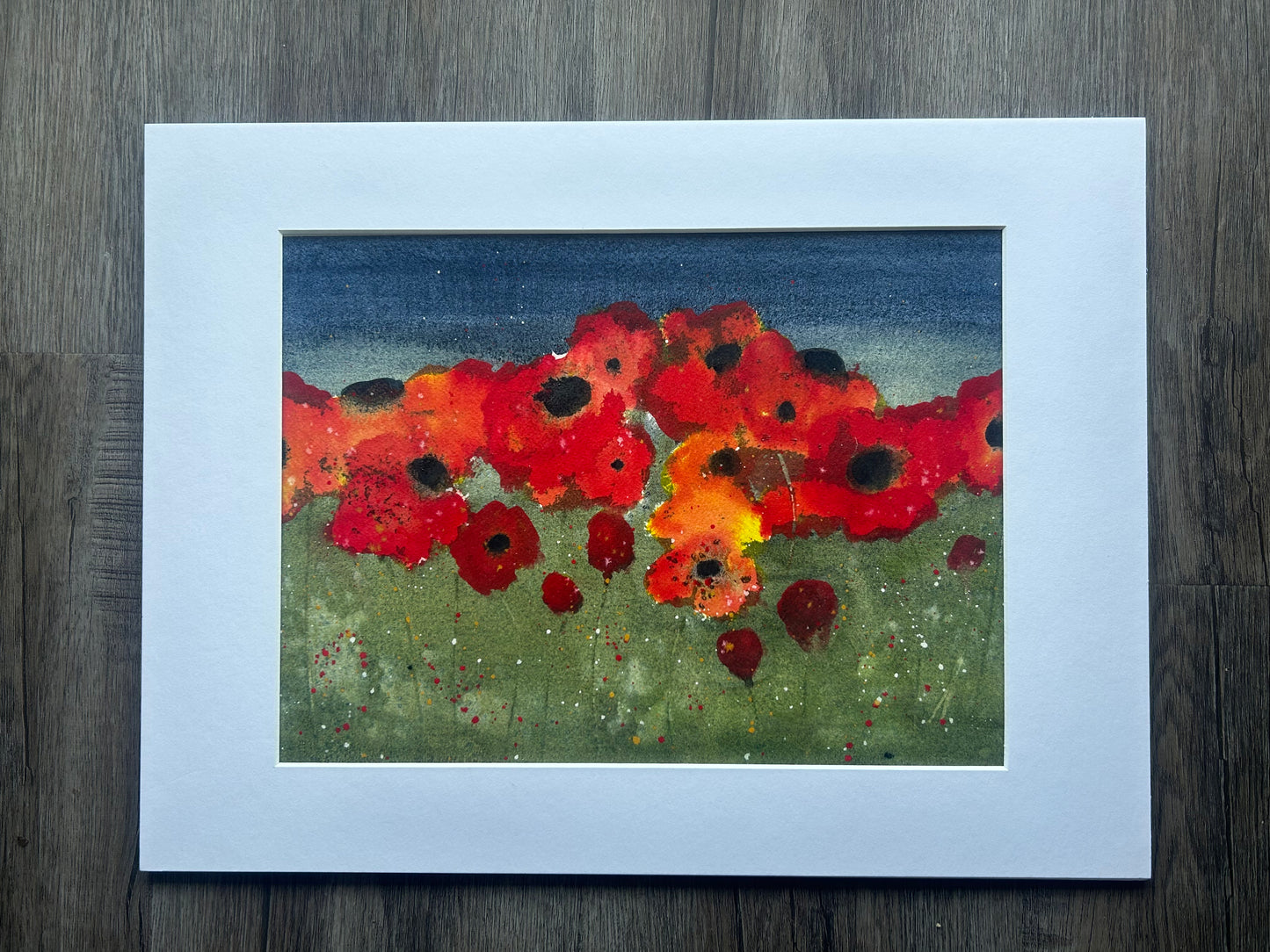 "Poppies" - Original Watercolor Painting