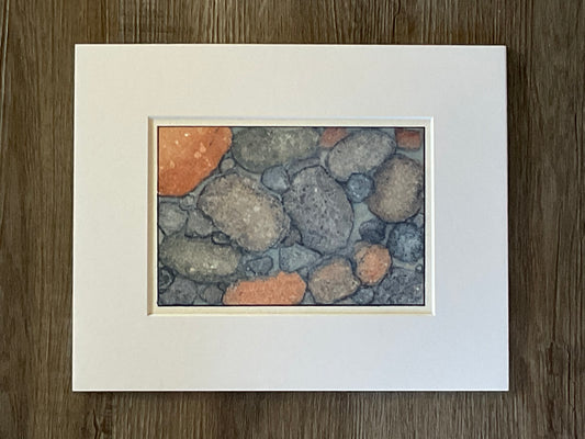 "River Rocks" - Original Watercolor Painting