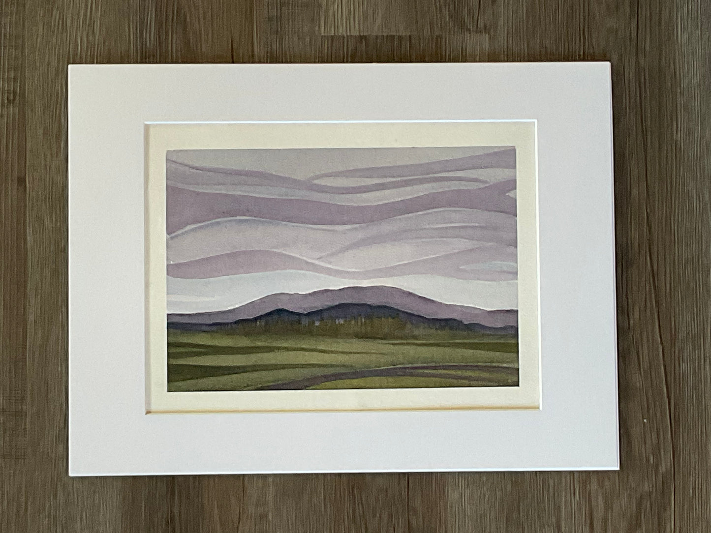 "The Rolling Willamette Valley" - Original Watercolor Painting