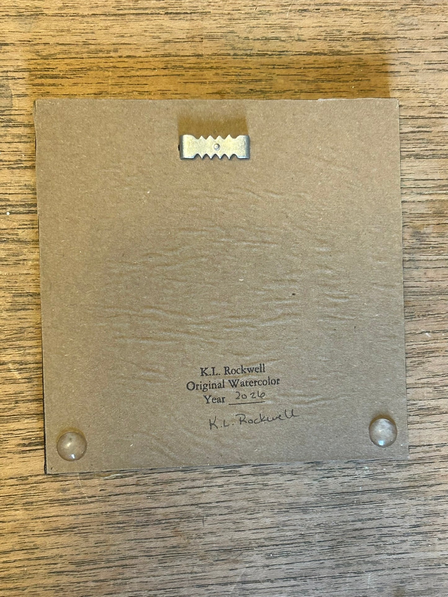 Coast Range Bloom: Original Watercolor by K.L. Rockwell (5" x 5" Art Board)
