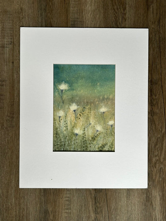 "Late Season Flowers" - Original Watercolor Painting