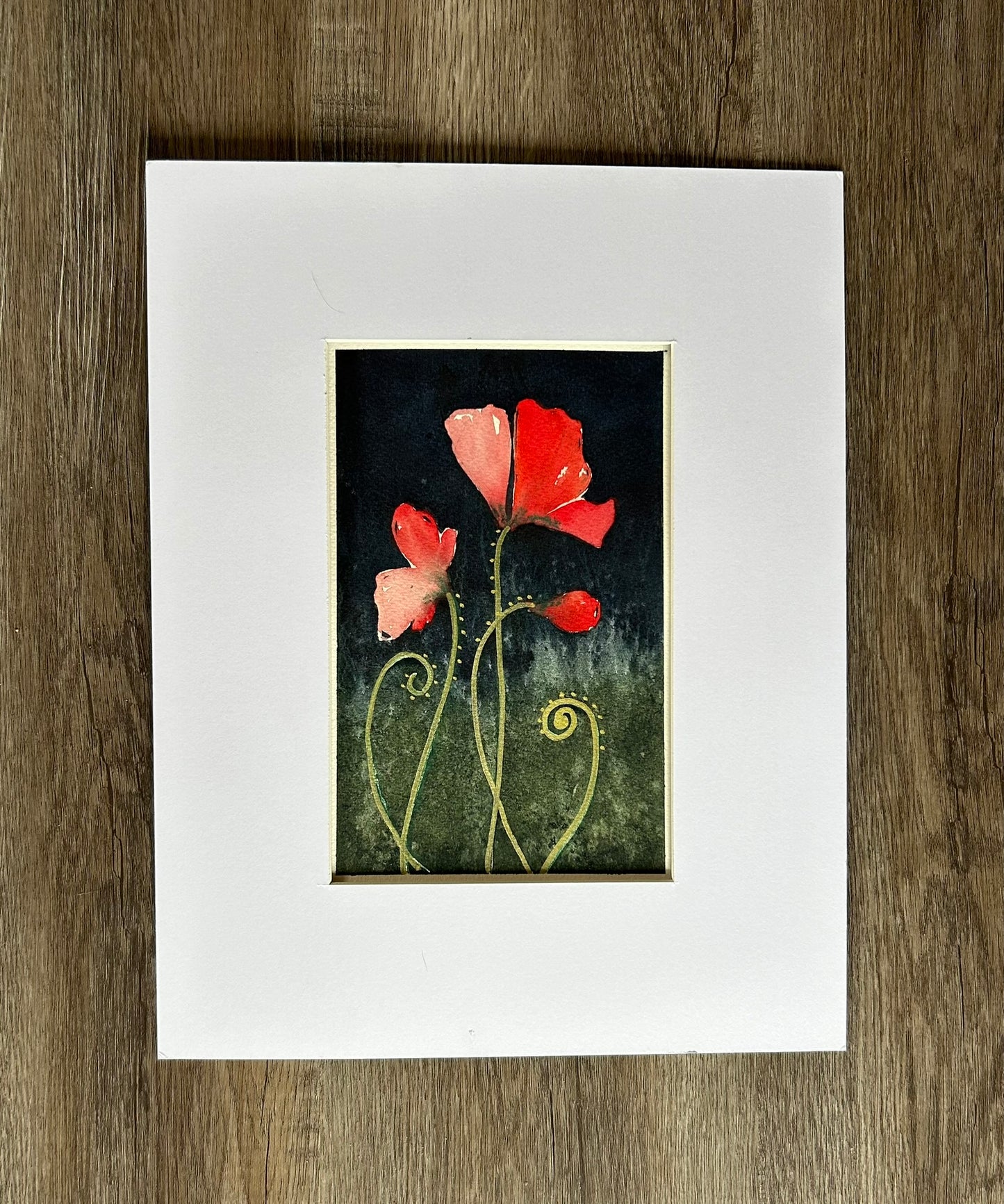 "Tall Poppies" - Original Watercolor Paiting