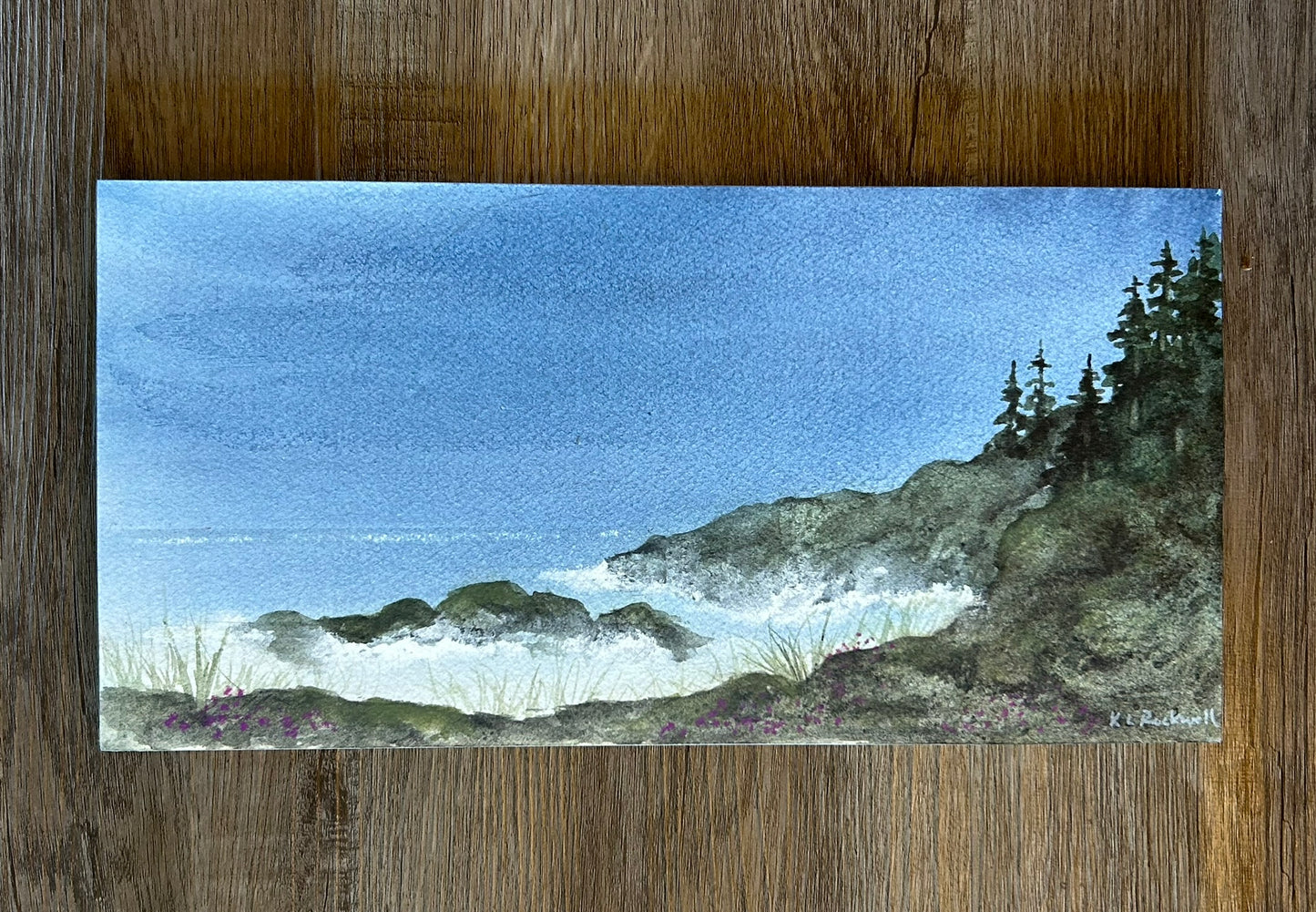 Pacific Cove - Original Watercolor Painting