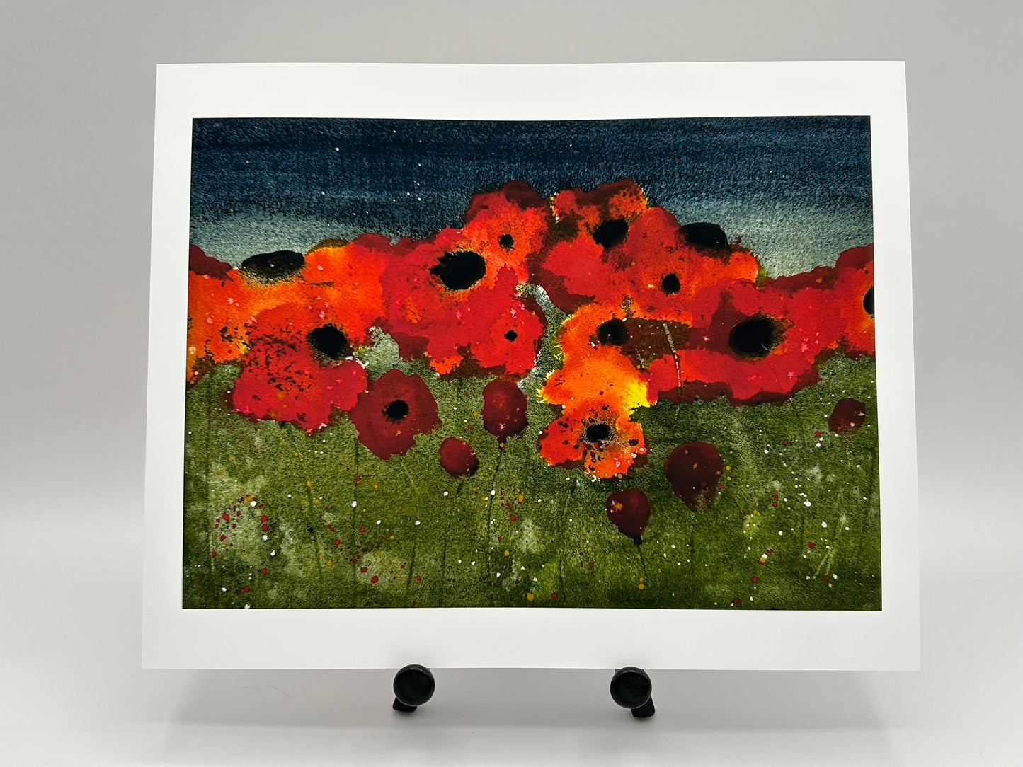 Poppies – Limited Edition Fine Art Print by K.L. Rockwell (Matted 9" x 12" or Unmatted 8" x 10")