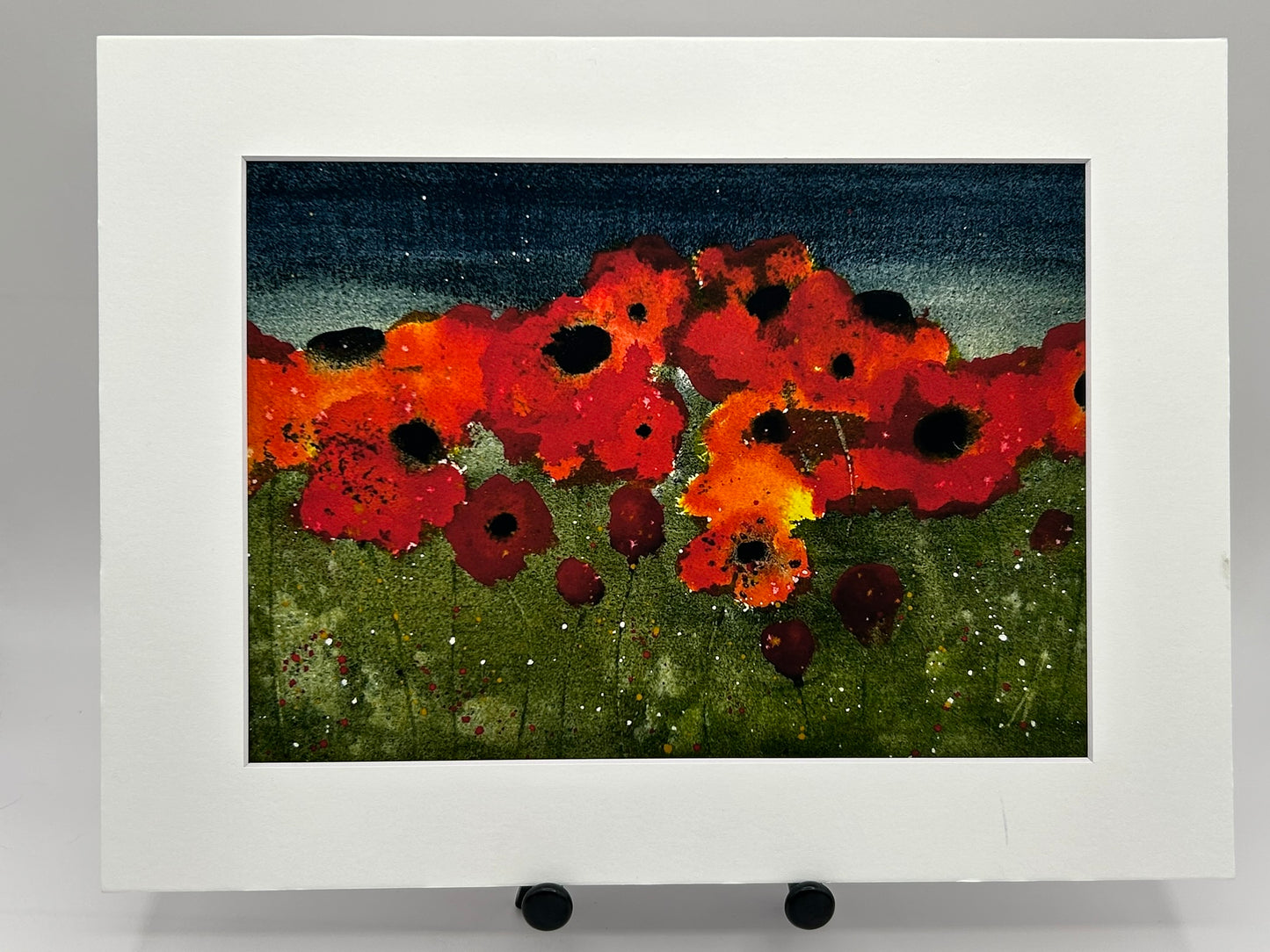 Poppies – Limited Edition Fine Art Print by K.L. Rockwell (Matted 9" x 12" or Unmatted 8" x 10")