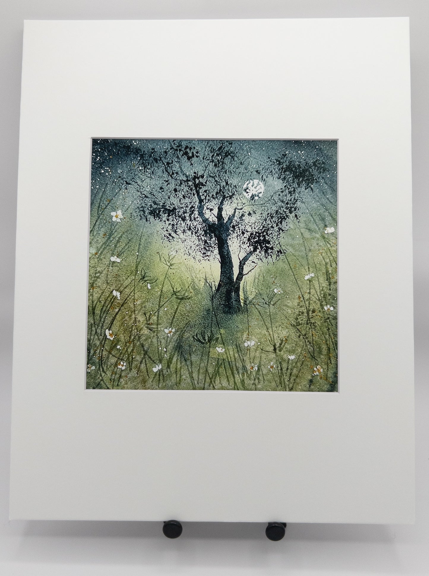 Moon Tree – Limited Edition Fine Art Print by K.L. Rockwell (Matted 14" x 11" or Unmatted 10" x 8")