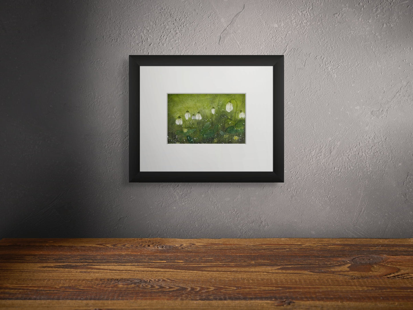 Snowdrops: Original Watercolor by K.L. Rockwell