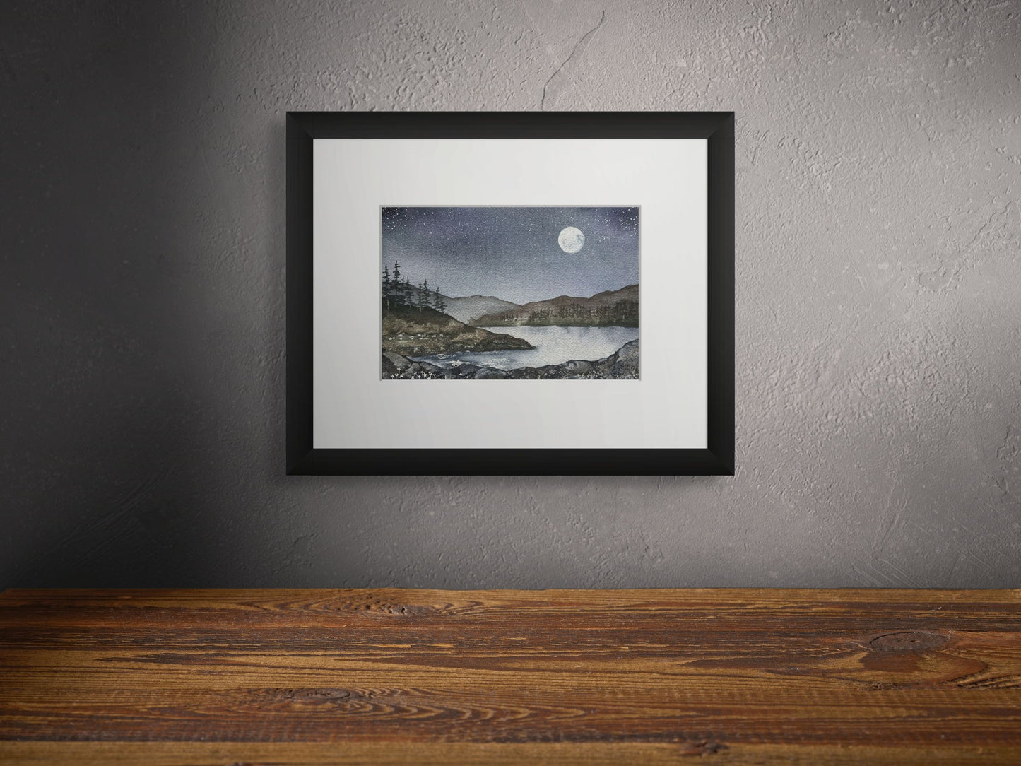 Spring Night in Oregon – Original Watercolor by K.L. Rockwell