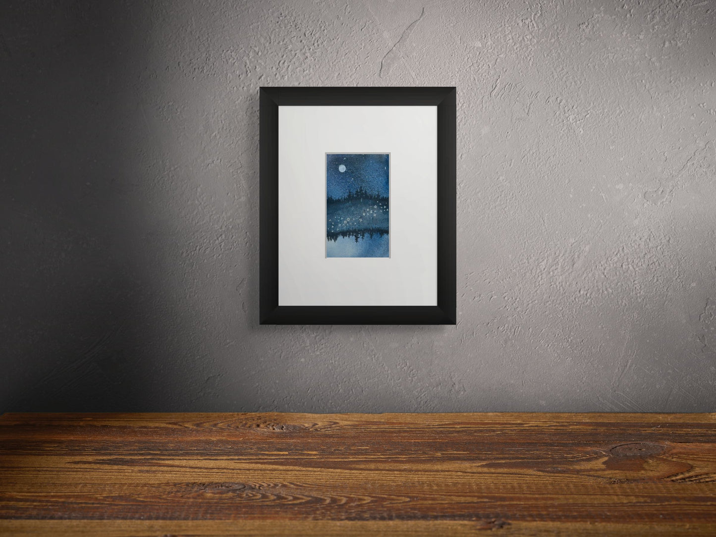 Upside Down - Original Watercolor by K.L. Rockwell (Matted 8" x 10")